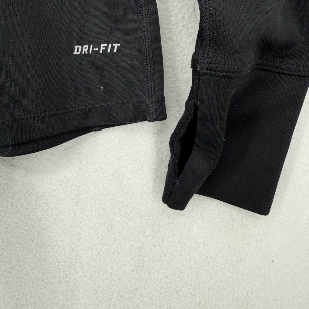 Nike Dri Fit Women's‎ Shirt Black Half Zip Athletic Top Just Do It XS Running - Picture 7 of 11